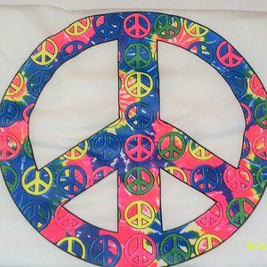 "PEACE" - TEE Short sleeve TEE Shirt - White